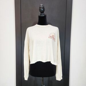 Billabong "Free Your Mind" Cropped Long Sleeve T-Shirt – Women's XS